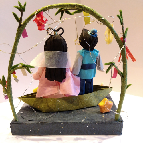 七夕☆織姫と彦星 その他人形 【藤桃-fujimomo】人形作家 通販