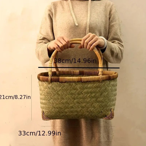 竹製カゴ 竹かごバッグ bamluxe(superior) 【受注生産品】 | 竹かごの店