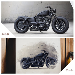 【愛車アートボード】 車 バイク アートボード キャンバスボード オーダーメイド 記念品 新車 納車 マイカー ギフト 4枚目の画像