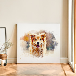 ☆うちの子オーダー2025☆ ペット 似顔絵 アートボード 家族 犬 猫 鳥