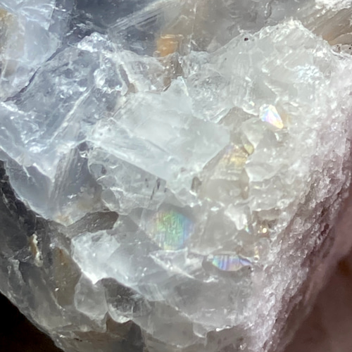 レインボー✨ パキスタン産 ブルー フローライト 蛍石 ラフ