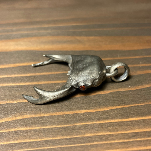 オオクワガタネックレス オオクワガタ(オス) ペンダントトップ シルバーアクセサリー