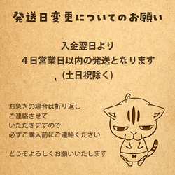 A4サイズ　ブラック　まめ猫刺繍トートバッグ　今日じゃないです　マチ付き　 6枚目の画像