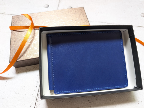 送料&包装無料【希少】ロイヤルブルー｜ルガトレザー使用｜スマート