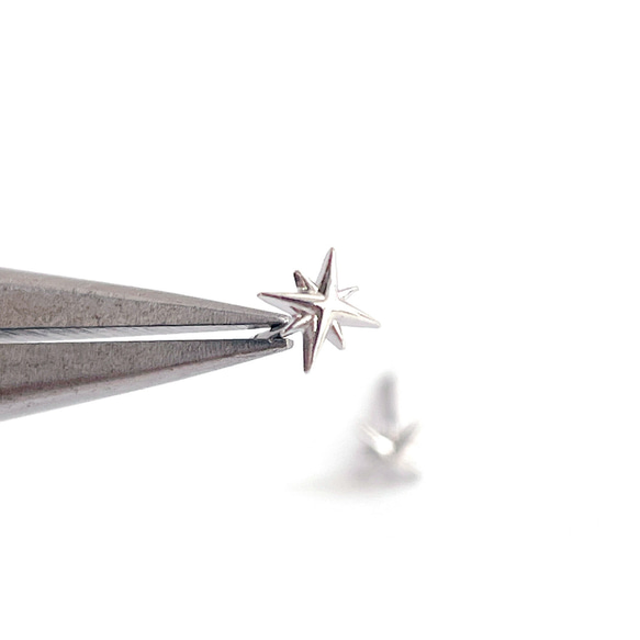 eje769 [1對] 立體北極星造型耳環 第8張的照片