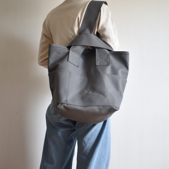 CLOUCHY SHOULDER BAG（ダークグレー） 18枚目の画像