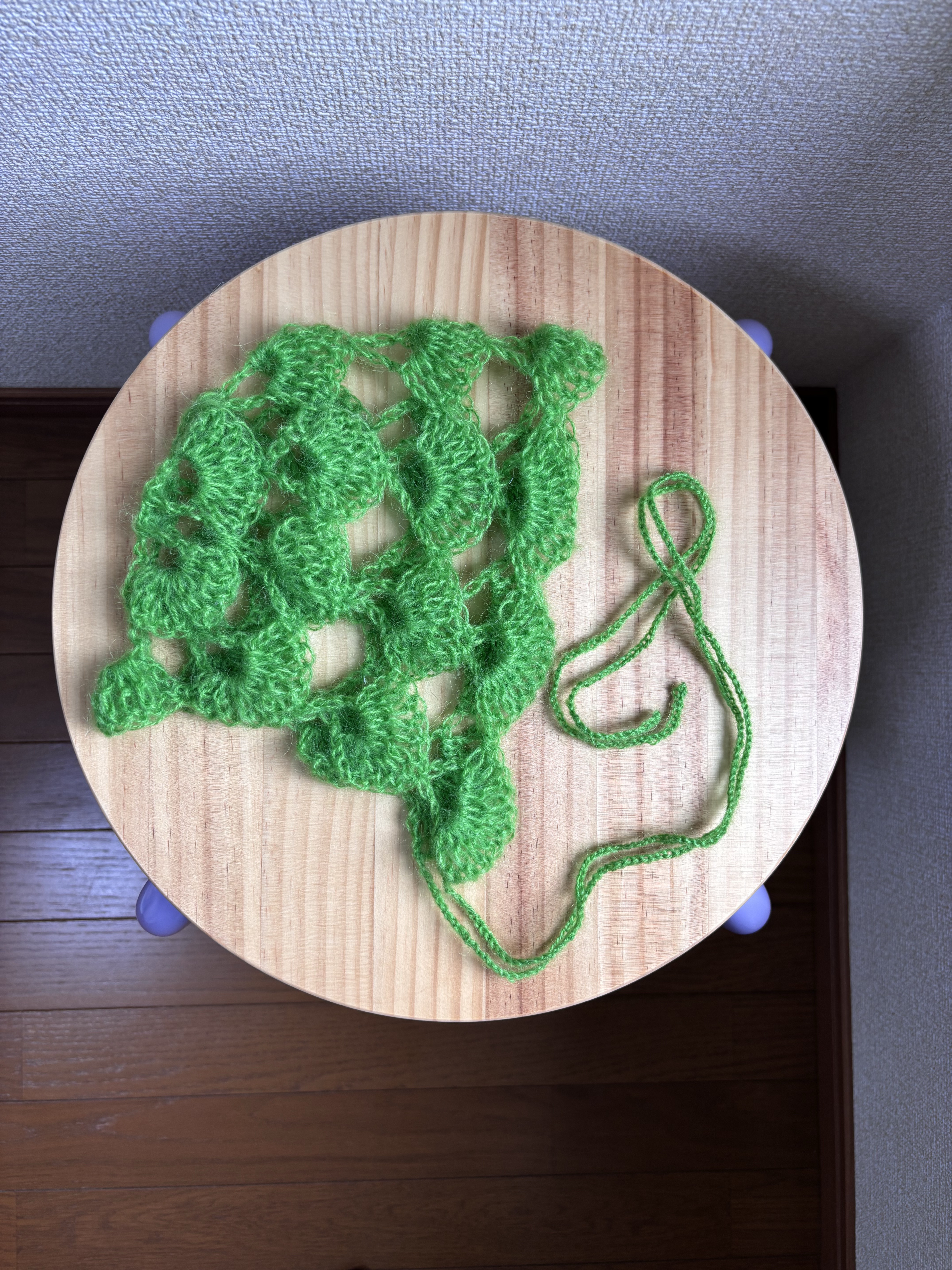 緑モヘアボンネット 5,005円