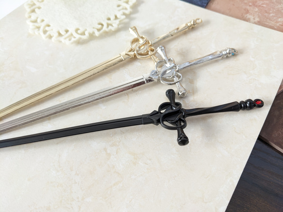 ナイトソードの簪（全３色 2枚目の画像