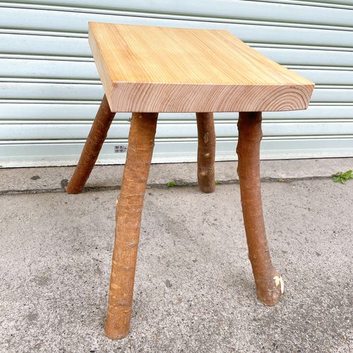 天然檜 ひのき ベンチ、台、花台 椅子（チェアー）・スツール sho 通販  