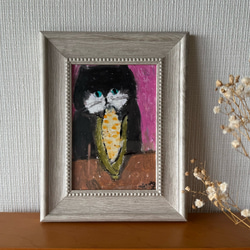 宅配便配送 絵画 。壁掛け絵☆【きれいな女性ときれいな緑の植物】 絵画 絵画