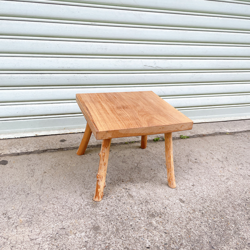 天然オーク　スツール、ベンチ、台、花台 天然オーク スツール、ベンチ、台、花台 椅子（チェアー）・スツール