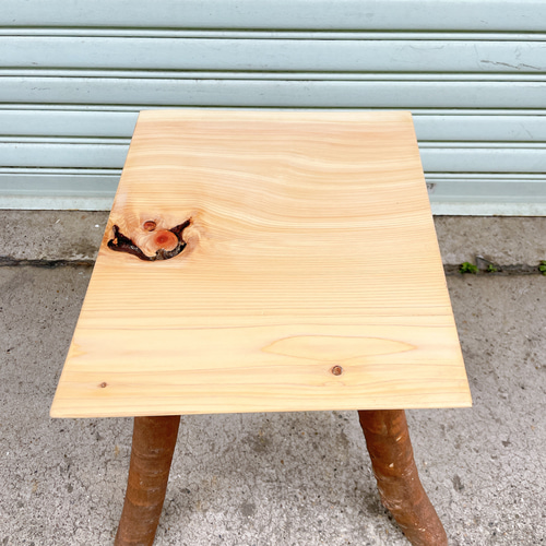 天然檜 スツール、ベンチ、台、花台 椅子（チェアー）・スツール sho