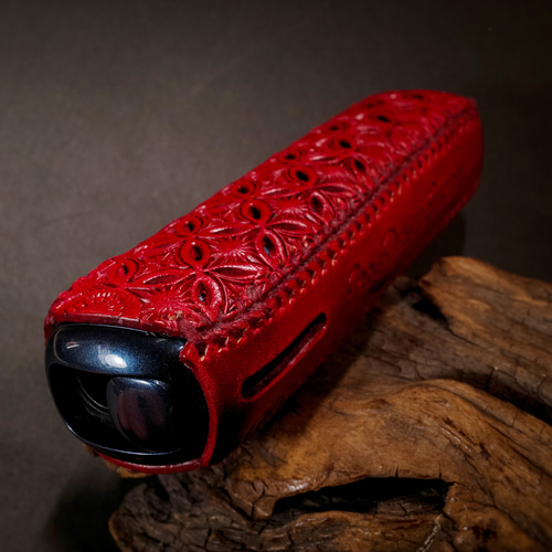 PloomAURA】プルームオーラ 本革製カバー〝Box Mix〟（画像は臙脂色