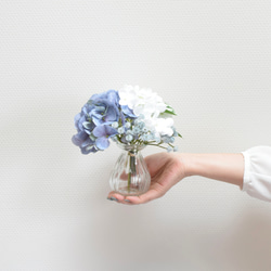 選べる♪かすみ草と紫陽花のフェイクウォーターアレンジ＊Creema限定 12枚目の画像