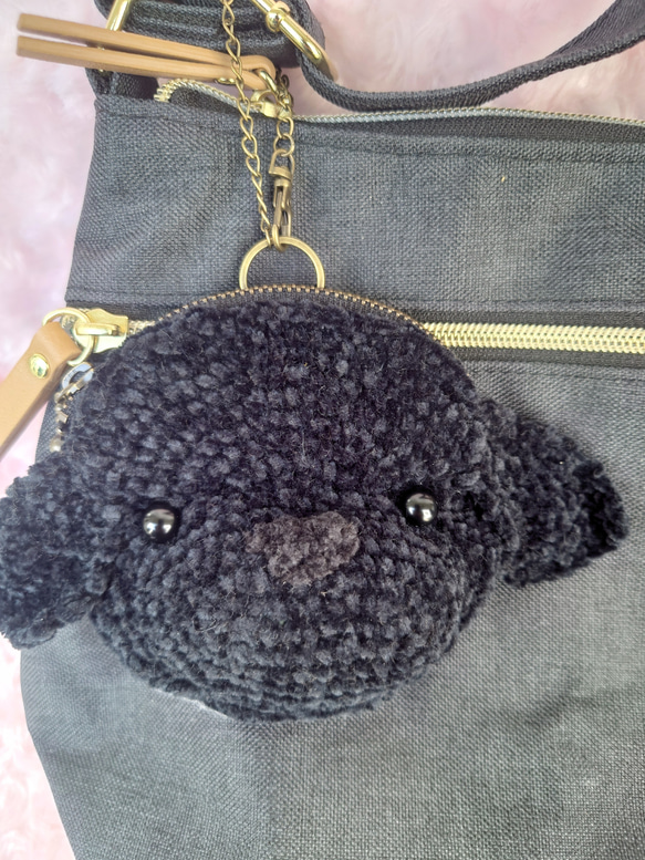 小物入れになる　わんちゃん　バックチャームポーチ 17枚目の画像