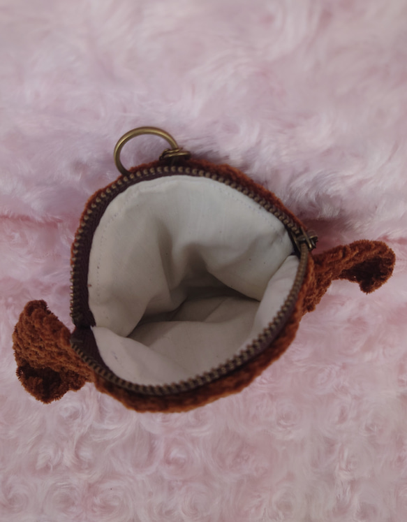 小物入れになる　わんちゃん　バックチャームポーチ 12枚目の画像