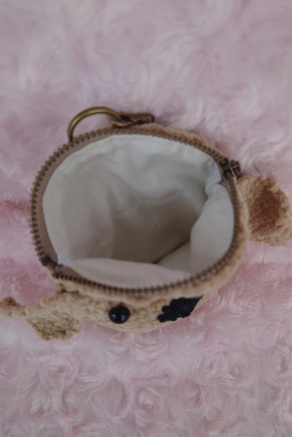 小物入れになる　わんちゃん　バックチャームポーチ 11枚目の画像