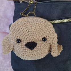 小物入れになる　わんちゃん　バックチャームポーチ 15枚目の画像