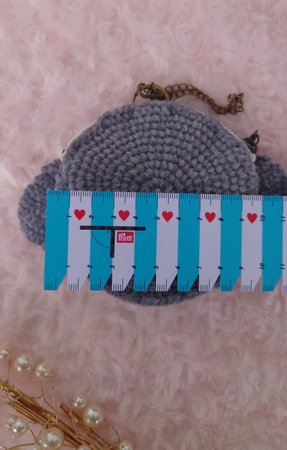 小物入れになる　わんちゃん　バックチャームポーチ 2枚目の画像