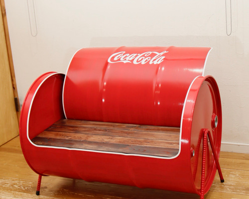 ドラム缶リメイクベンチ ソファ・ベンチ SEA FLOWER 通販 19401040