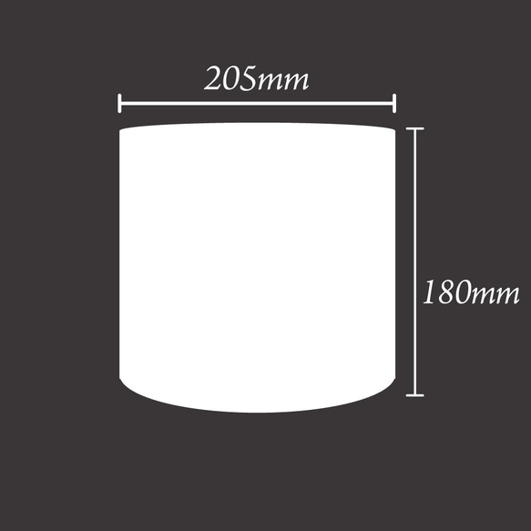 ◆シェードのみをご希望の方専用/Φ200mm/円柱型 2枚目の画像