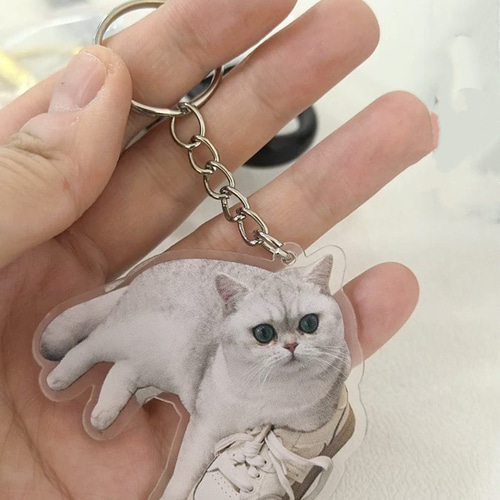 オーダーメイド ペット写真ストラップ・キーホルダ 愛犬・愛猫・動物