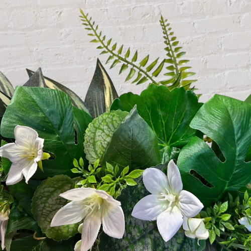 光触媒 人工観葉植物 ウォールグリーン フェイクグリーン 壁掛け203080
