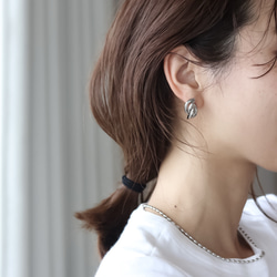Knot  gold  14kgfピアス｜イヤリング｜アレルギー対応 14枚目の画像