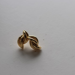 Knot  gold  14kgfピアス｜イヤリング｜アレルギー対応 13枚目の画像