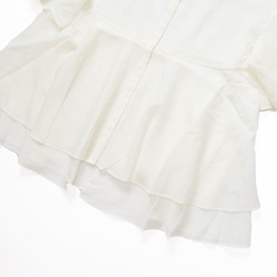 ⭐20％OFF⭐シアーローン ティアードブラウス D252059 denicher デニシェ 7枚目の画像