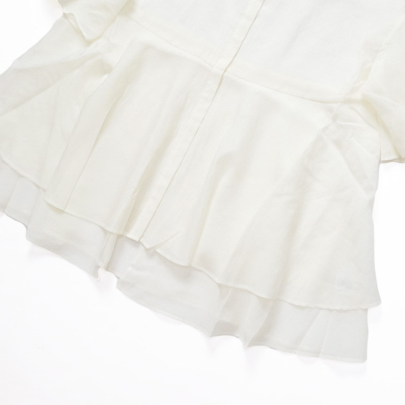 ⭐20％OFF⭐シアーローン ティアードブラウス D252059 denicher デニシェ 7枚目の画像