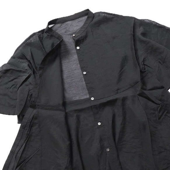 ⭐20％OFF⭐シアーローン ティアードブラウス D252059 denicher デニシェ 9枚目の画像