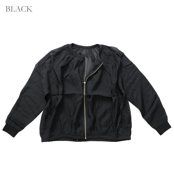 ⭐20％OFF⭐シアーローン ギャザー ブルゾン DJ252058 denicher デニシェ 13枚目の画像