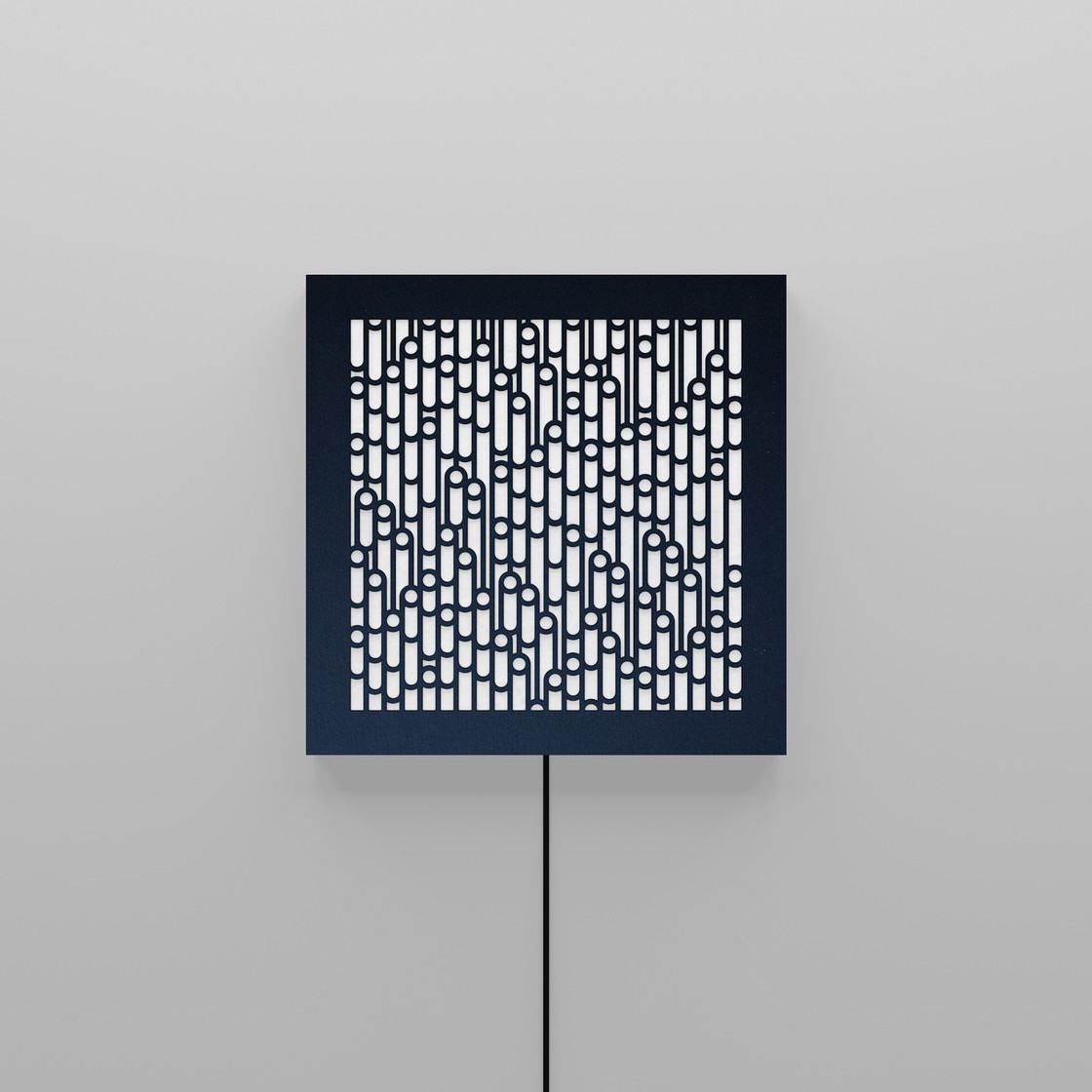 ウォール行灯 竹 - 壁掛け型照明 Mサイズ