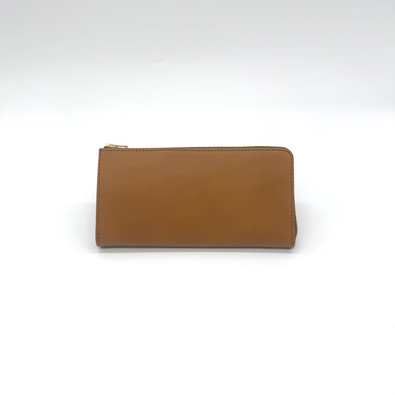 L字ファスナー　ウォレット　 -Camel-