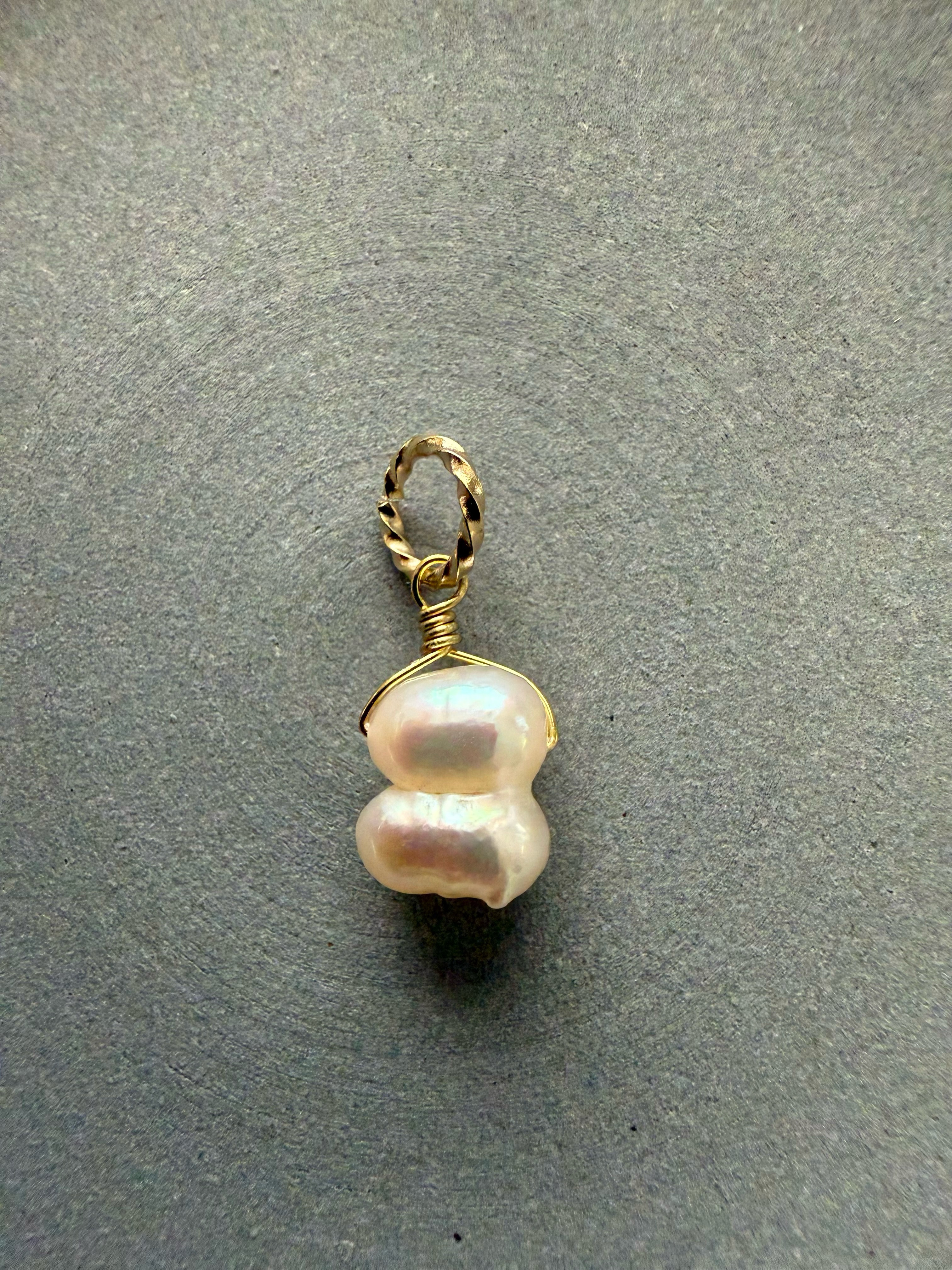 双子パール♚ペンダントトップ