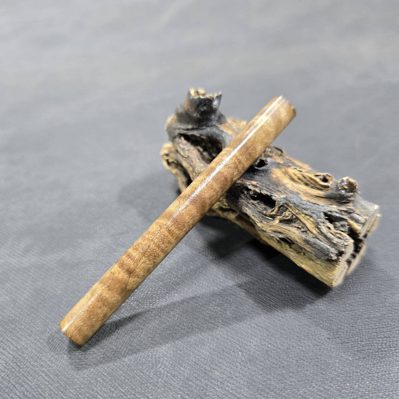 バストーニュウォルナット カーリー  シャープペンシル交換木軸【送料・ギフトボックス無料・当日発送】172