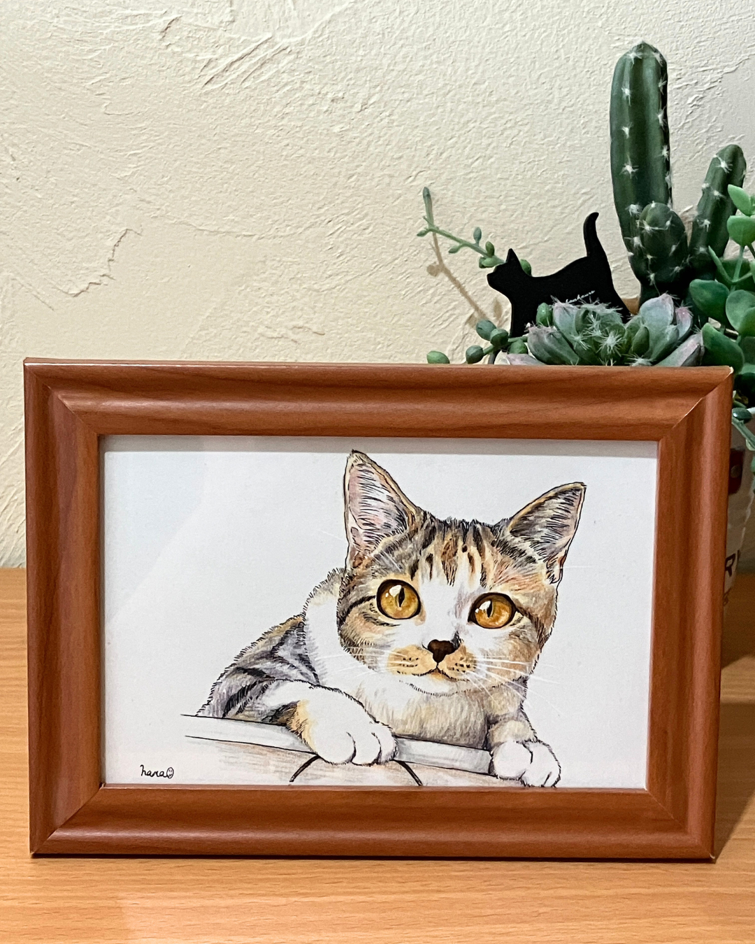 イラスト原画 「見上げる猫」 イラスト原画 「見上げる猫」 013a 上を見上げるネコ | 下絵工房