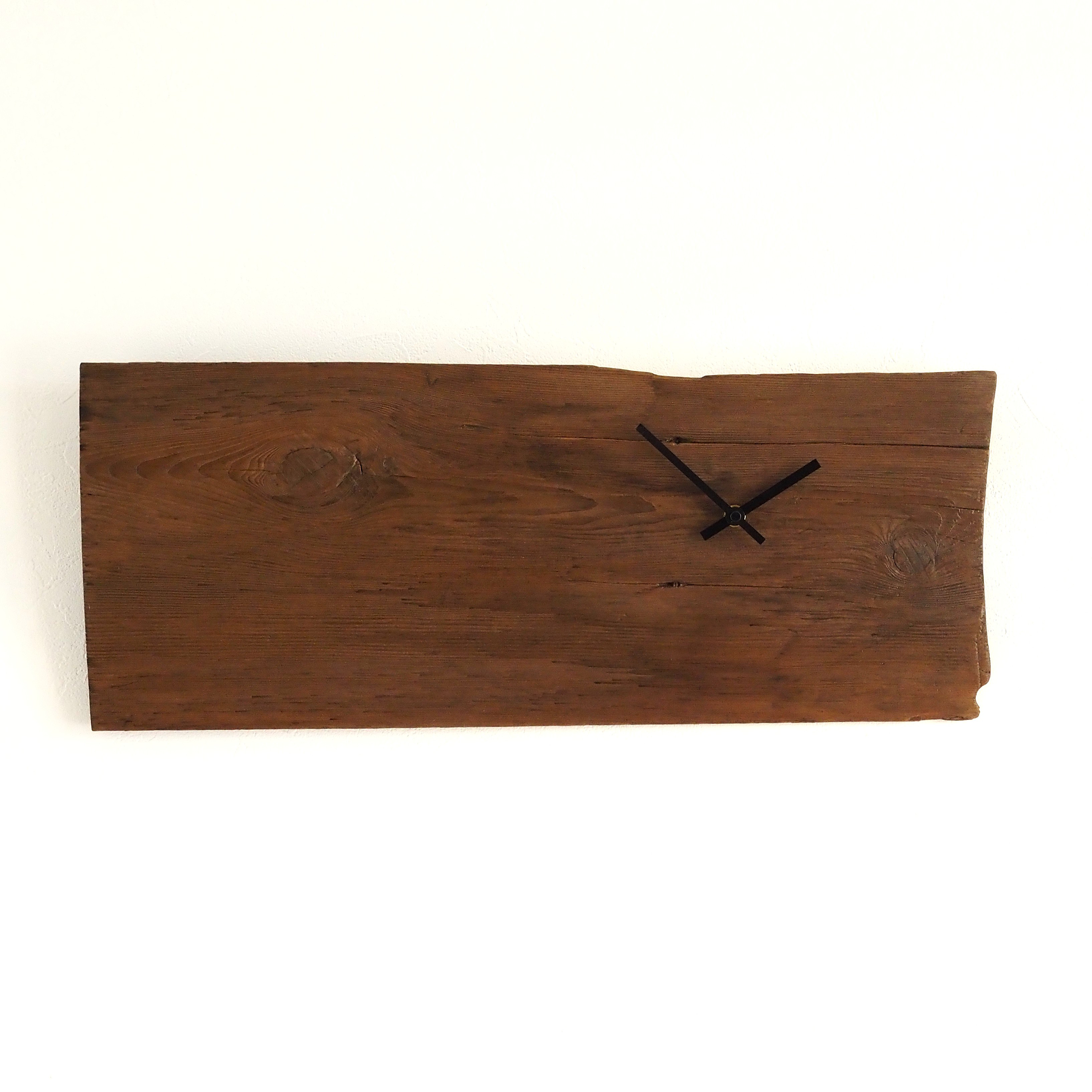 古材壁掛け時計【横】