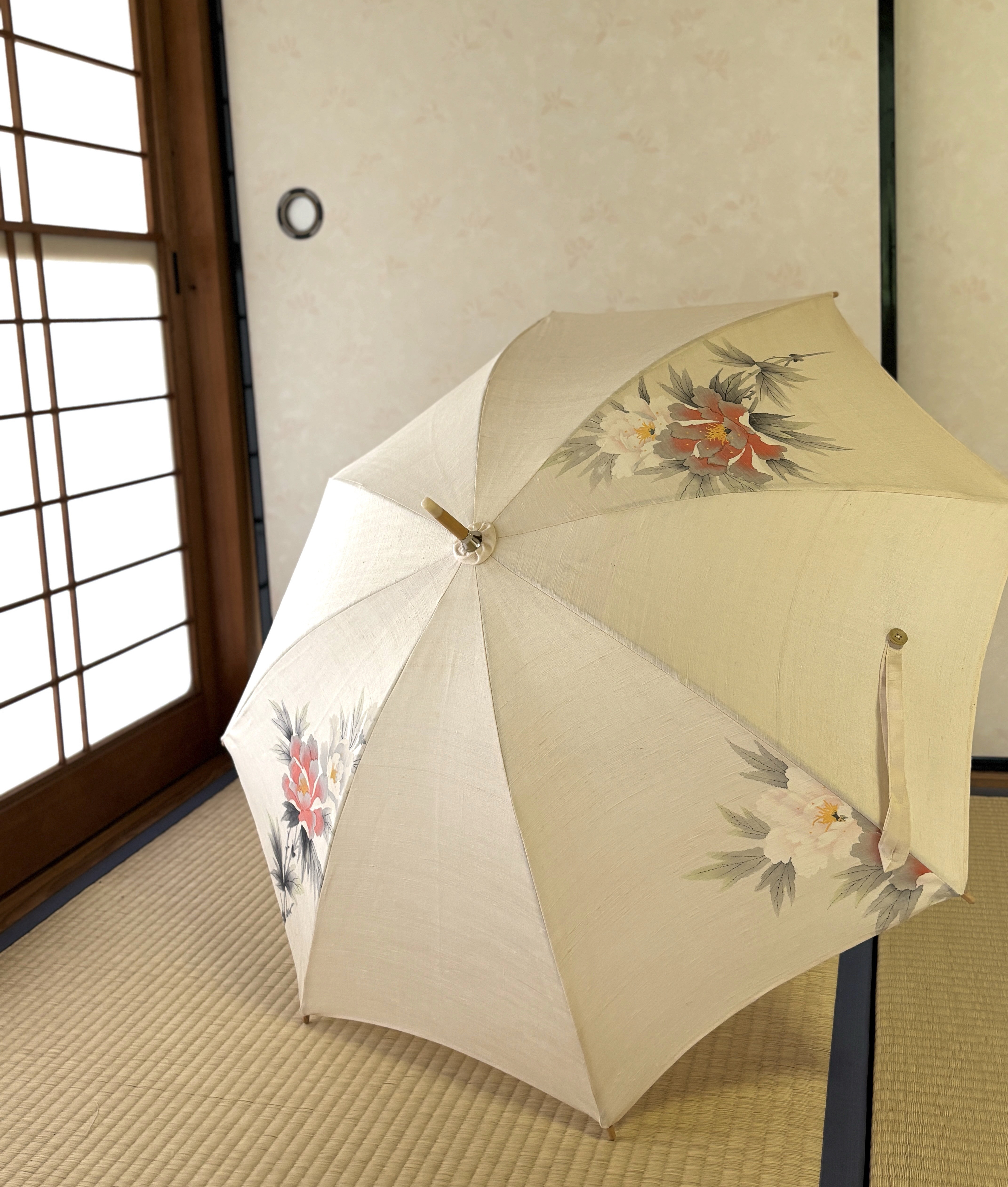 結城紬の日傘＃7