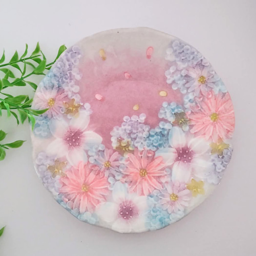 ゆずりは工房 コーヒーカップ&ソーサー(色彩花) 工房ゆずりは ティー