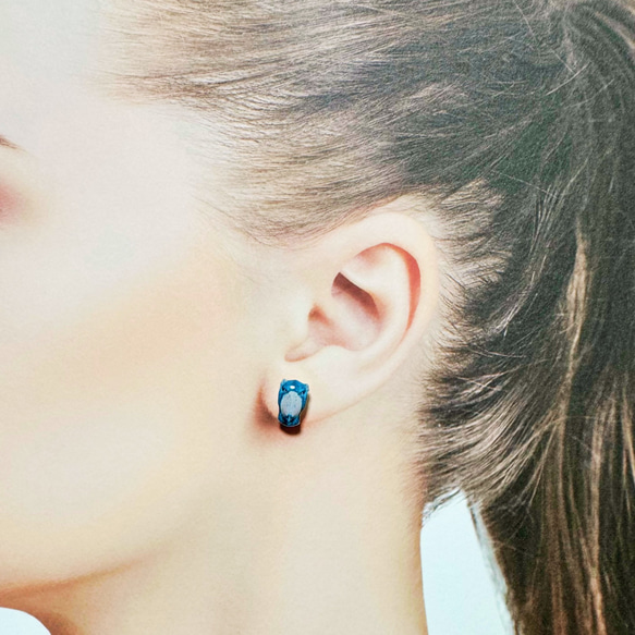 ハシビロコウのピアス/イヤリング 3枚目の画像