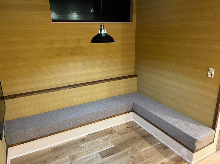 クッションカバー　生地持ち込み　リメイク