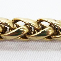 ソリッドブラスウォレットチェーン(トリプルチェーン) 3枚目の画像