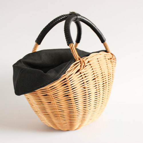 ラタンのかごバッグ （マドレーヌMサイズ）色が選べる♪自然素材を使っ