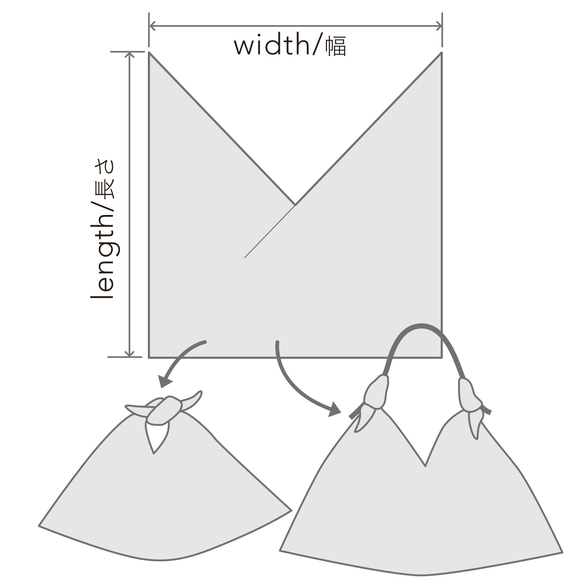 【1点もの】あずま袋 裏地付き ハンドバッグサイズ 正絹 絽 灰紺 & 木綿 ダスティブルー  AZH620 5枚目の画像