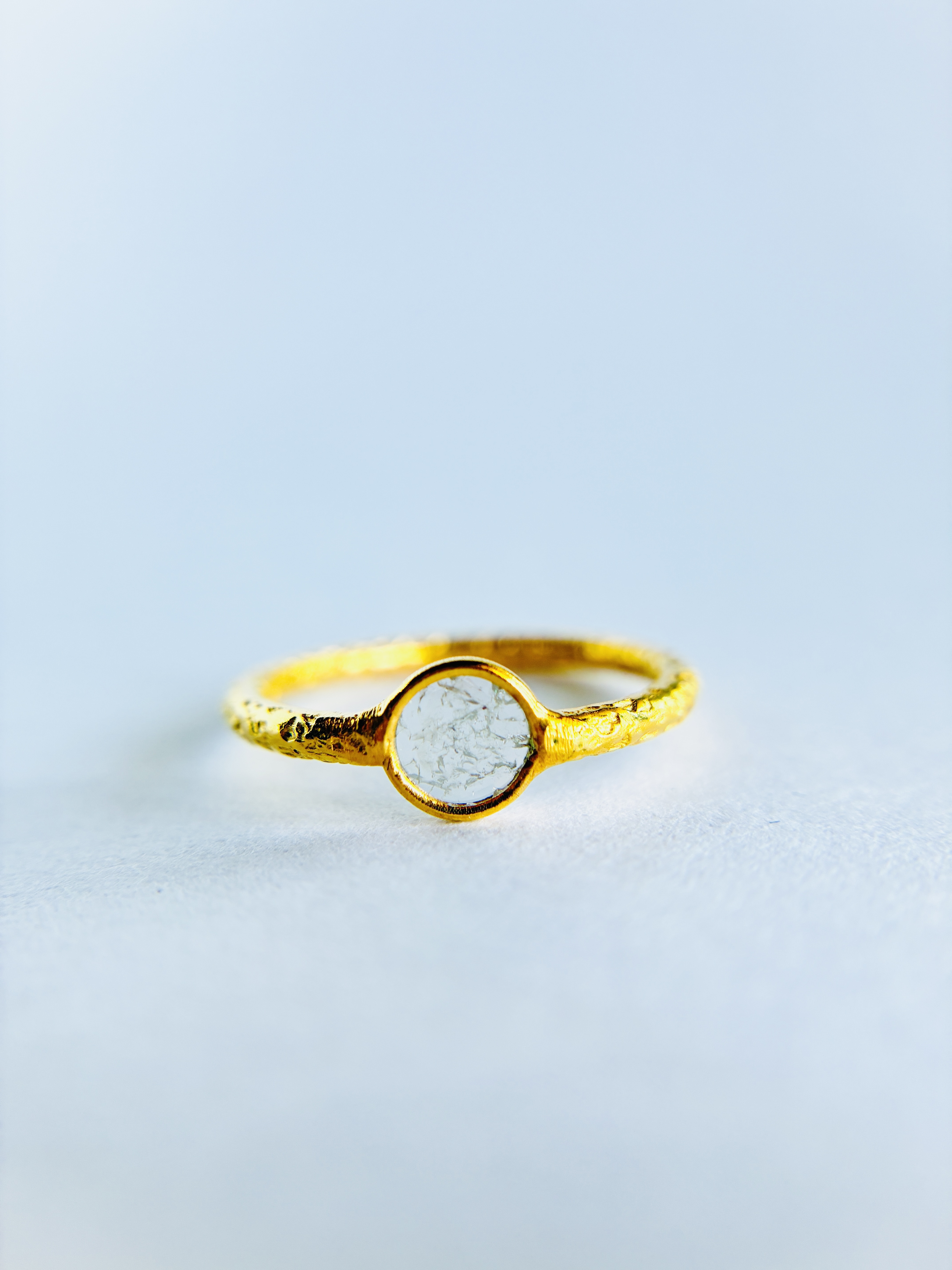 スライスダイヤモンド　リング　5号　⑥