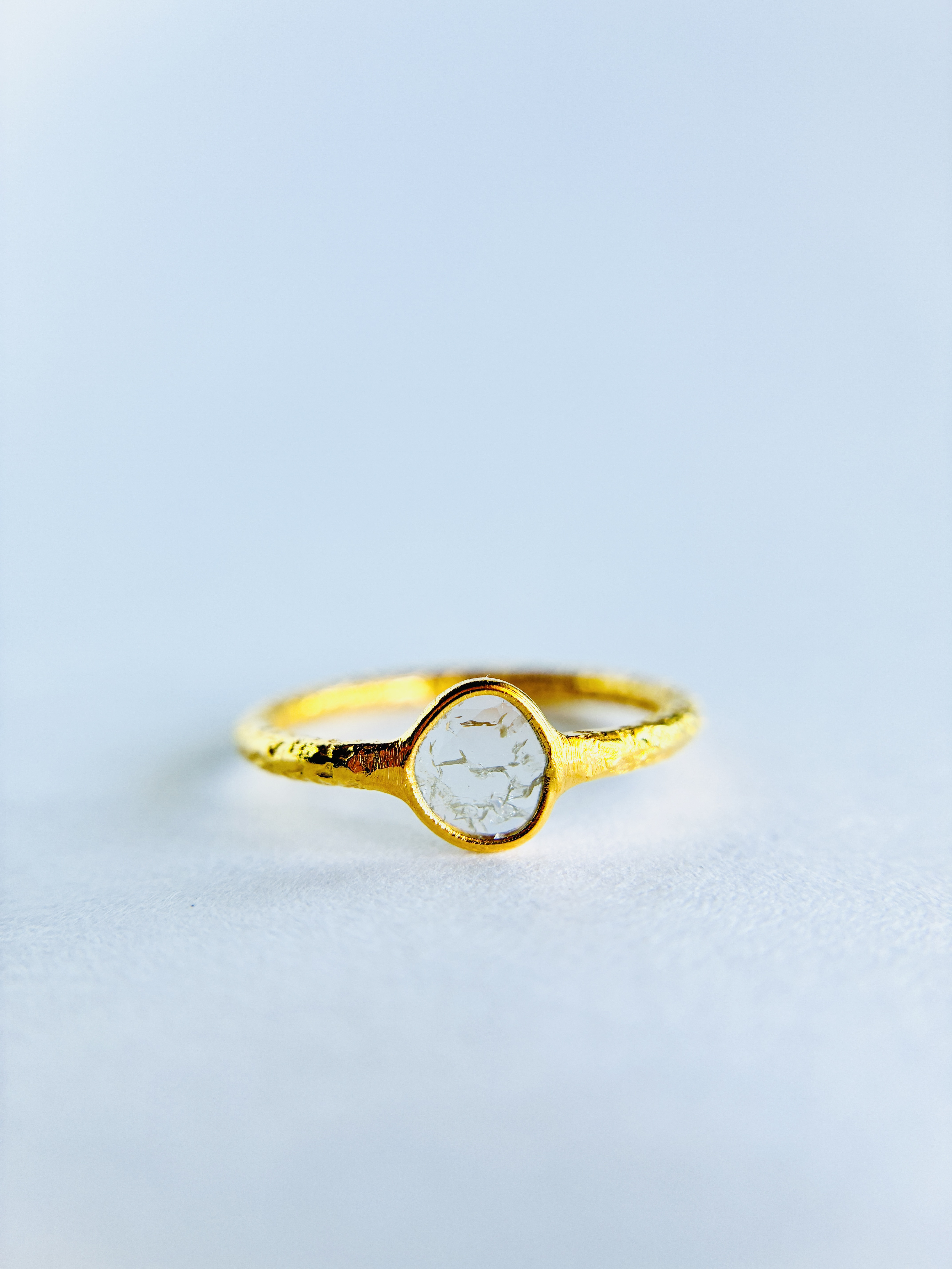 スライスダイヤモンド　リング　5号　⑨