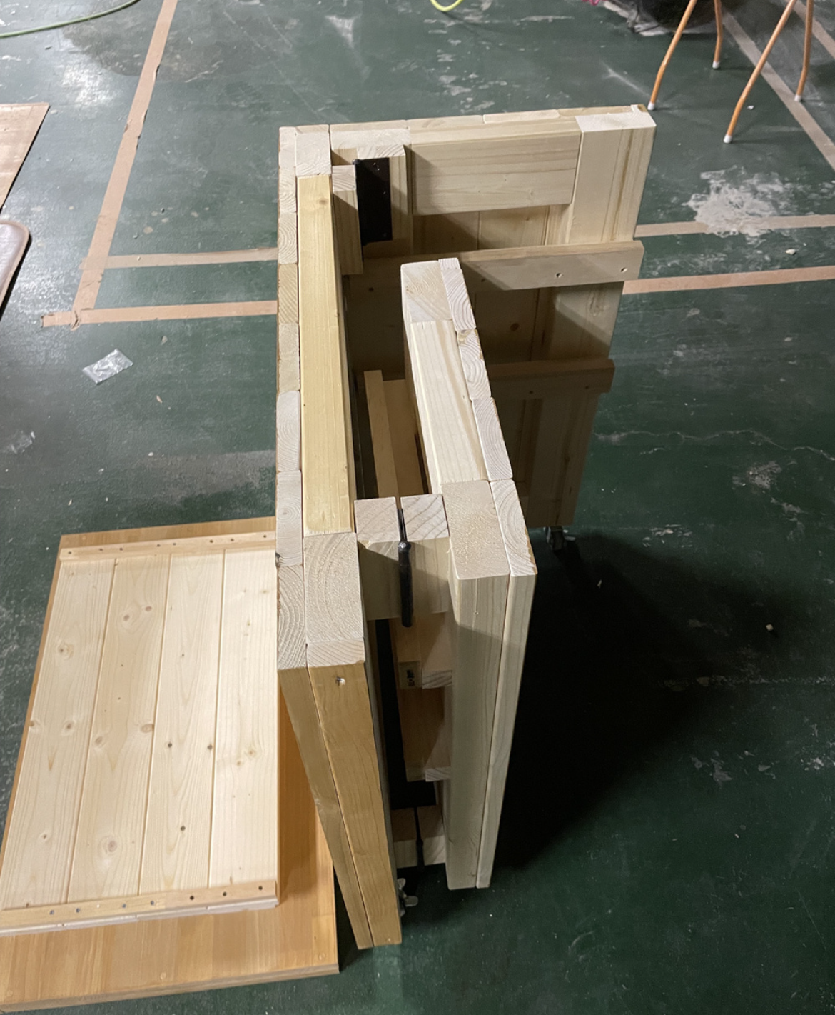 キャスター付き折り畳みカウンター　レジカウンター　移動式カウンター 27,300円