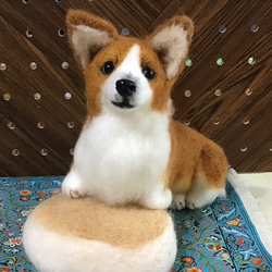柴犬（成犬お座り❣️） 羊毛フェルト コーギー大好きママ 通販